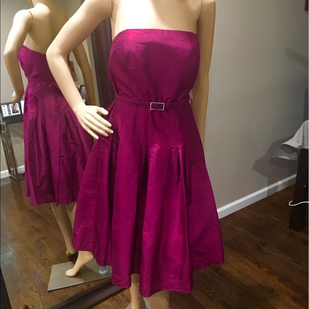 Gorgeous magenta strapless Ralph Lauren